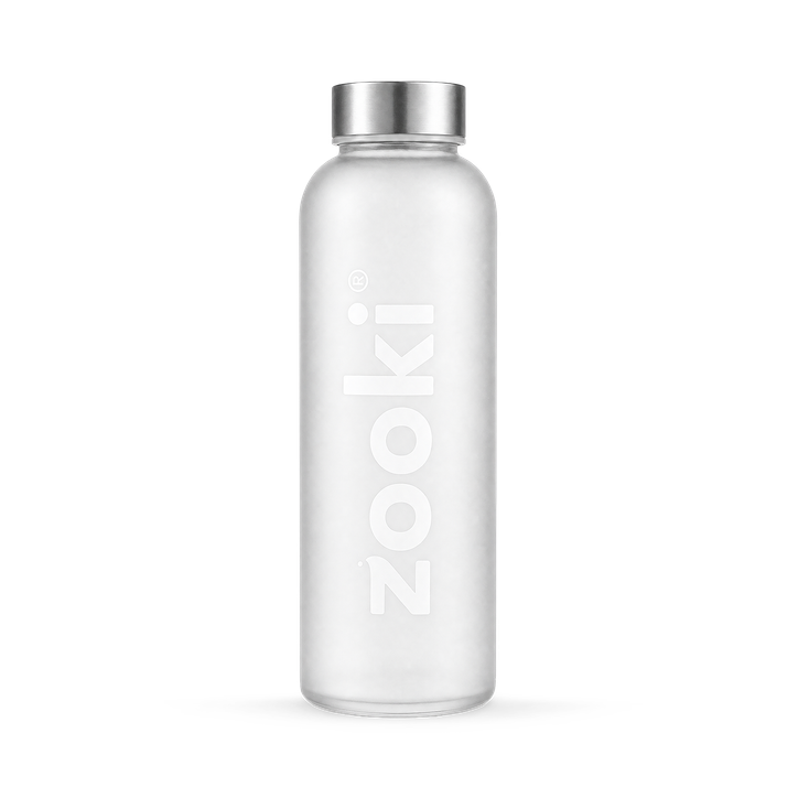 Zooki Frosted Glass Bottle 750ml 1 Each