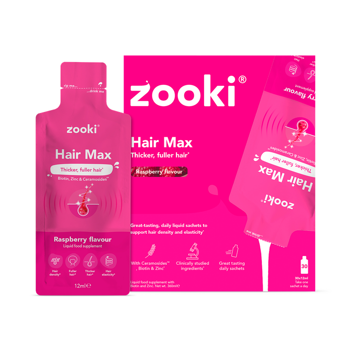 Zooki Liposomal Hair Max Raspberry 30 Sachets