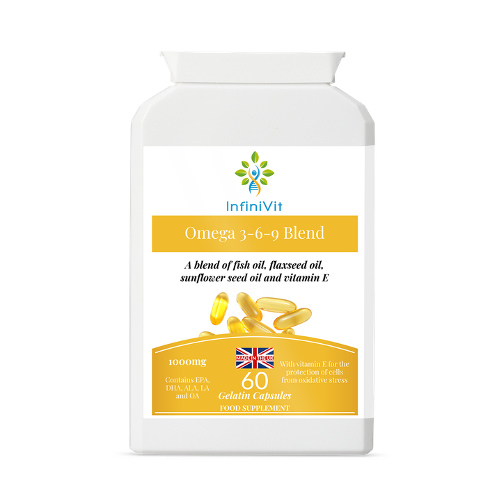 InfiniVit Omega 3-6-9 Blend 60 Capsules