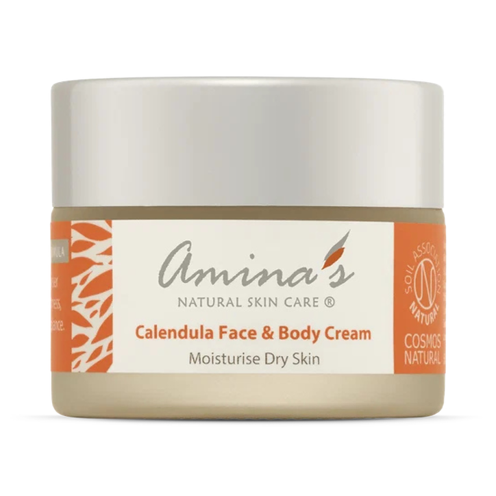 Amina's Natural Skincare Face & Body Cream for Normal to Dry Skin 50ml