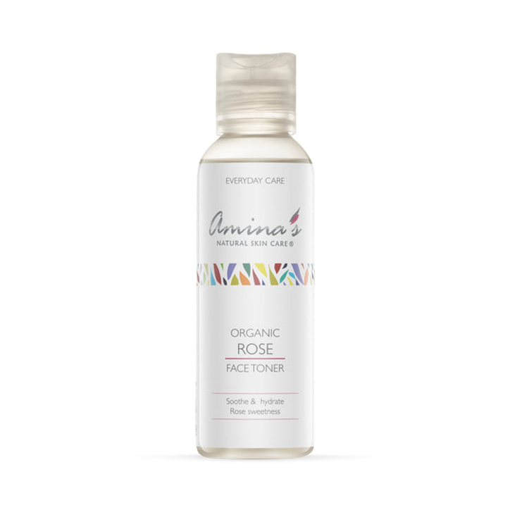 Amina's Natural Skincare Organic Rose Water Face Toner 100ml
