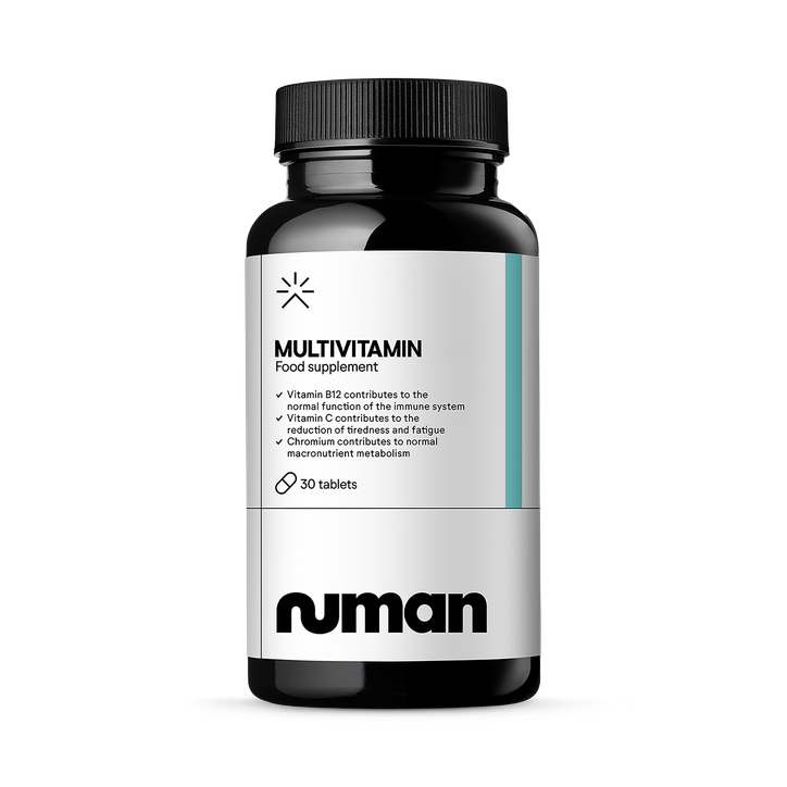 Numan Multivitamin Tablets for Adults Under 50 | 22 Vitamins & Minerals with CoQ10, Vitamin A, C, D, E, K, Magnesium & Zinc | Daily Nutritional Support for Energy & Immunity | 30 Tablets