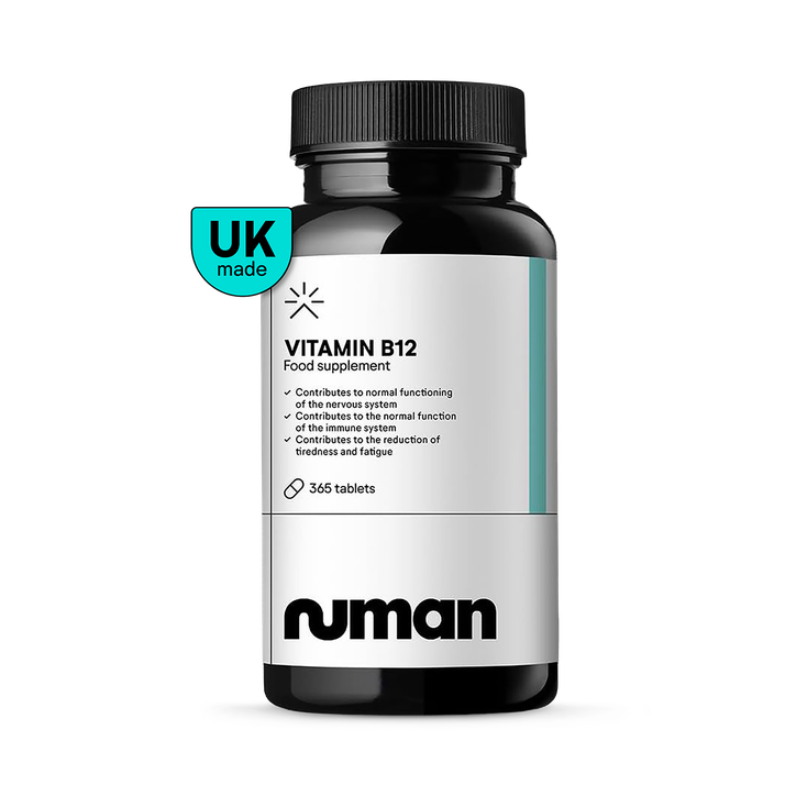 Numan Vitamin B12 Tablets High Strength – 1000mcg - B12 Vitamin - 365 Easy to Swallow Capsules - 1 Year Supply - B12 Supplement - Energy Supplements