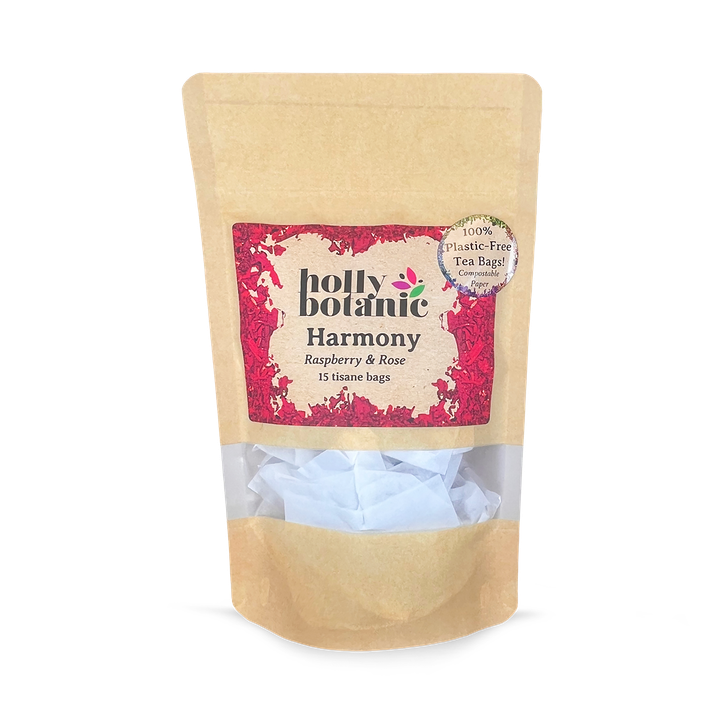 Holly Botanic Harmony Tisane | Rasperry & Rose | 15 Tea Bags