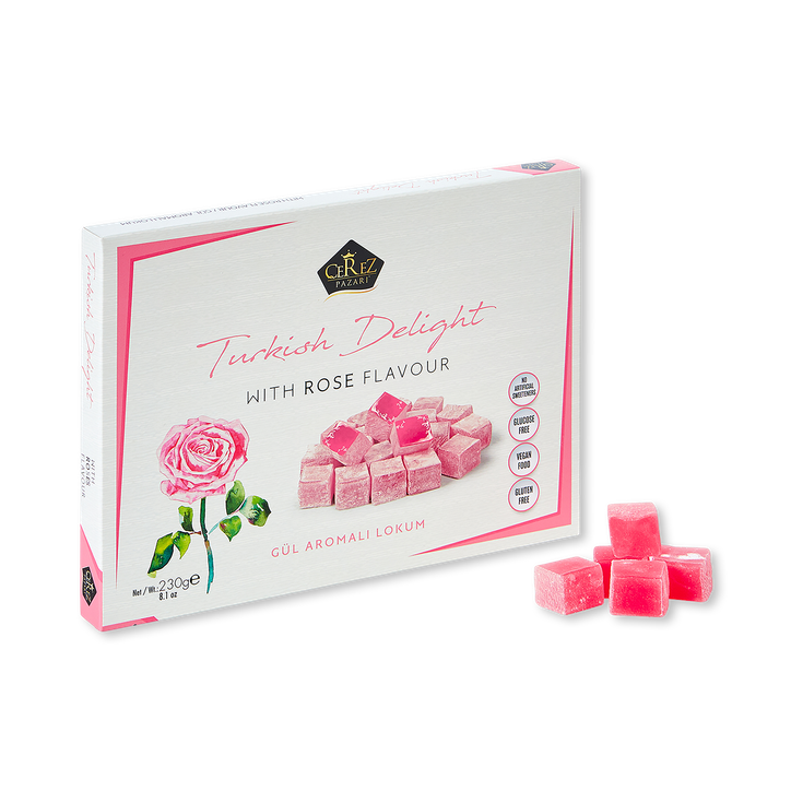 Turkish Delight Rose Flavour 230g