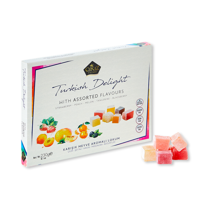 Strawberry, Peach, Melon, Tangerine, Blackberry Flavours