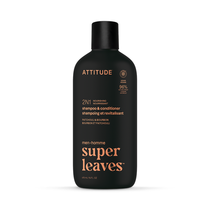 Men's 2 in 1 Nourishing Shampoo & Conditioner  Patchouli & Bourbon