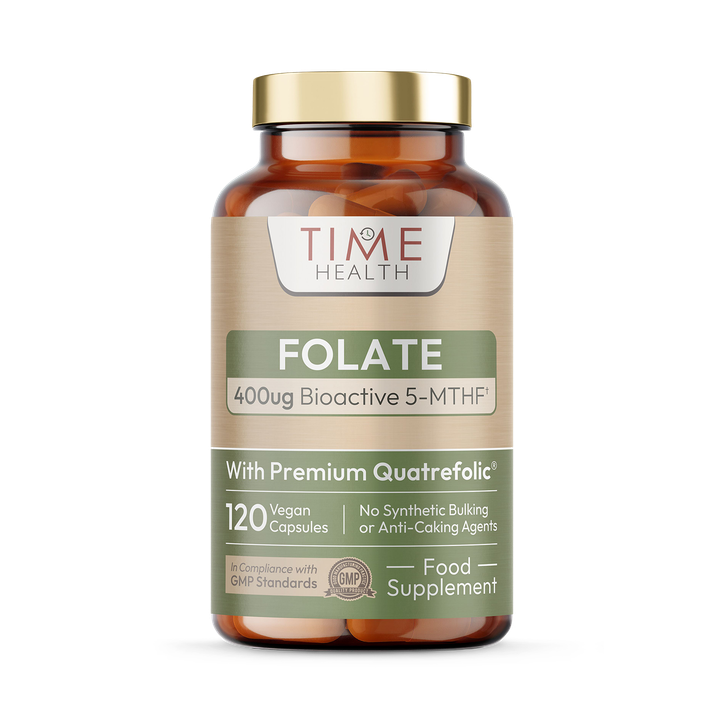 Methyl Folate - 400ug - Quatrefolic® - Natural Alternative to Folic Acid - 120 Capsules