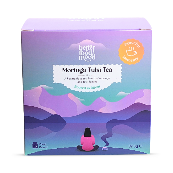 Better Food Mood Moringa Tulsi Tea 15 Herbal Tea Bags