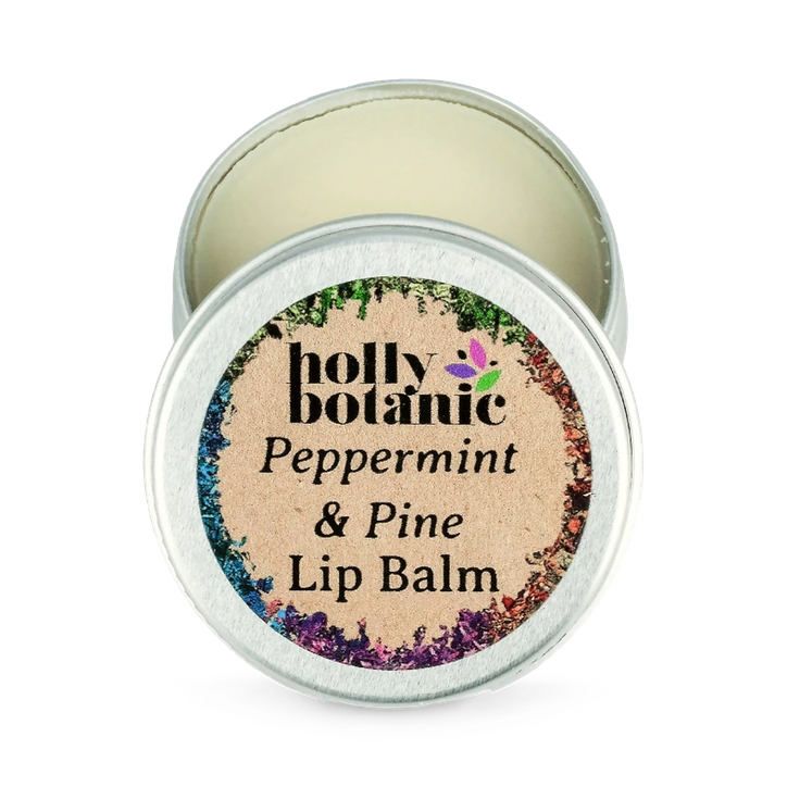 Holly Botanic Natural Lip Balm | Peppermint & Pine | 14g