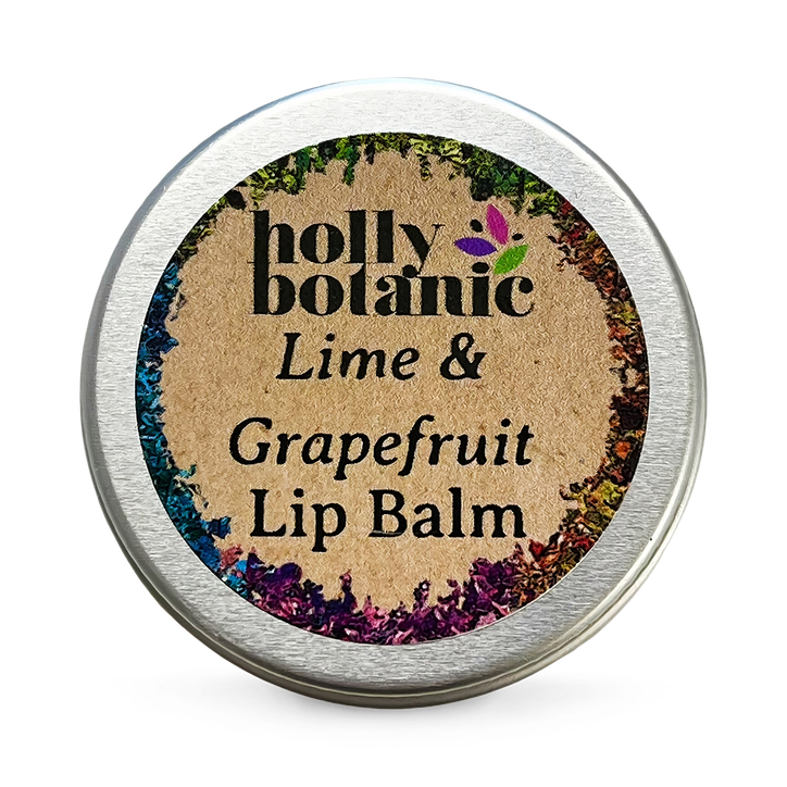 Holly Botanic Natural Lip Balm | Lime & Grapefruit | 14g