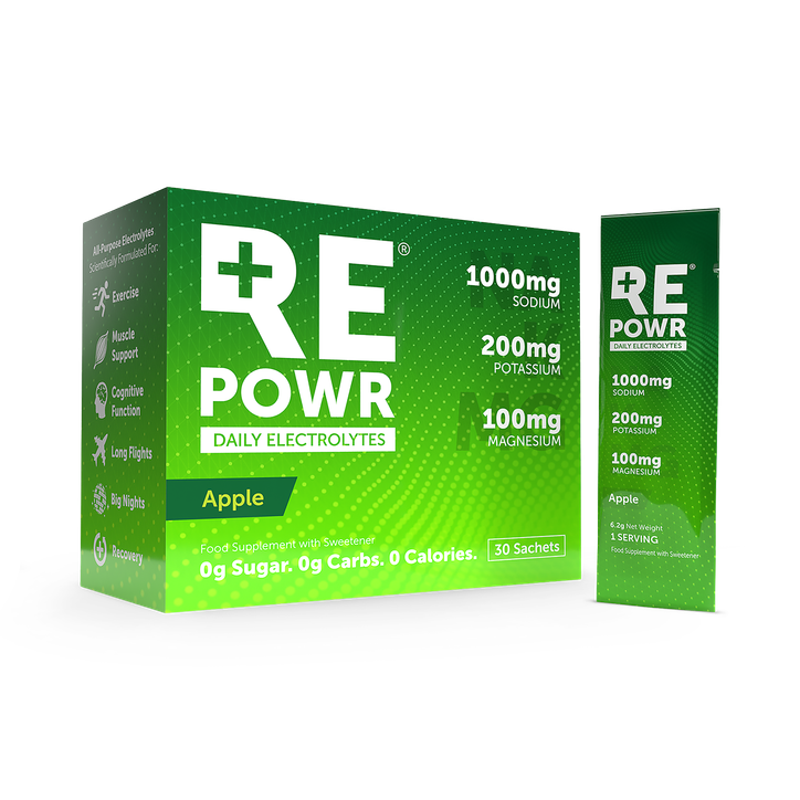 REPOWR Daily Electrolytes Apple 30 Sachets