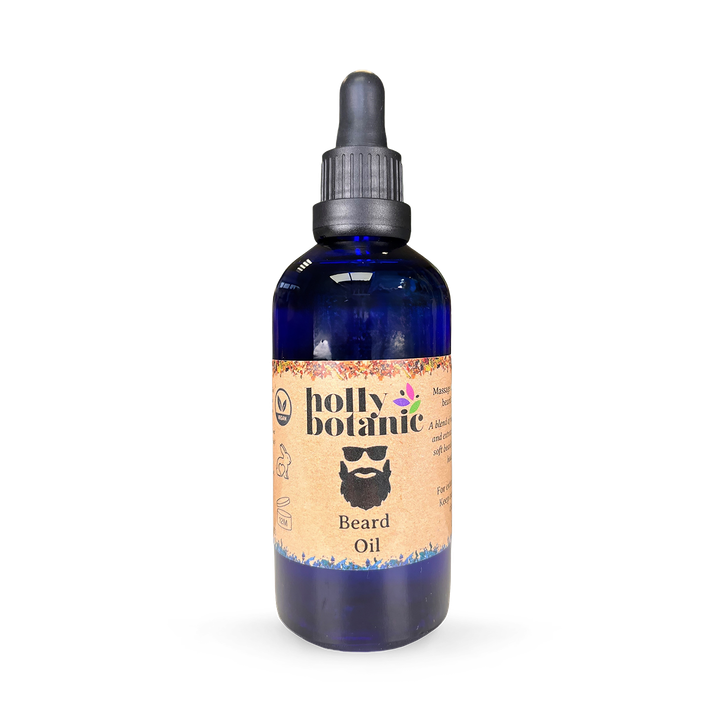 Holly Botanic Beard Oil | Natural, Vegan, Cruelty-Free | 100ml