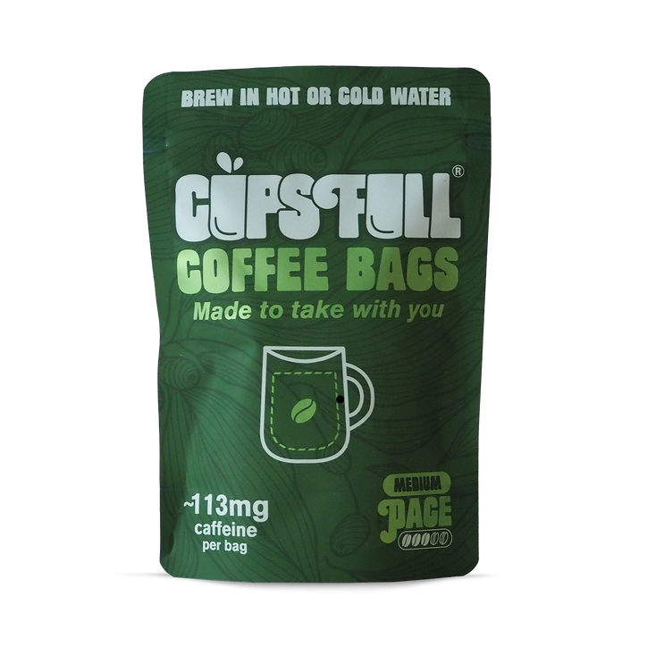 Antioxidant rich speciality coffee bags, Pace - medium