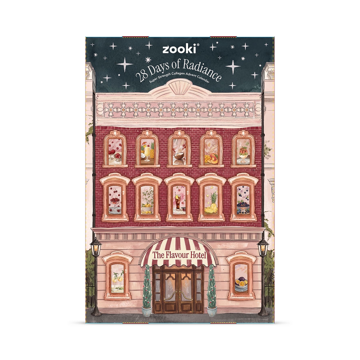 Zooki Super Strength Collagen Advent Calendar - Limited Edition Flavour Hotel