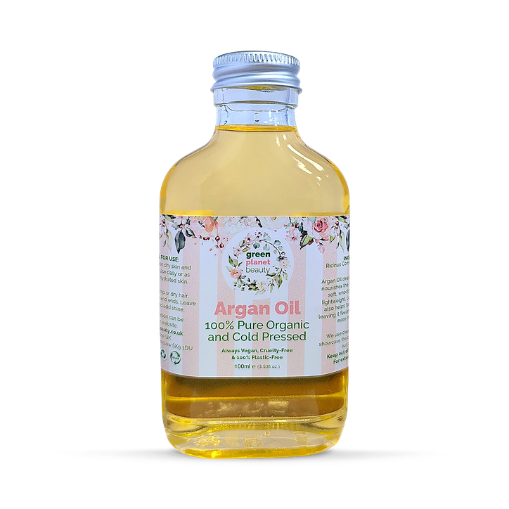 Green Planet Beauty 100% Pure Organic Moroccan Argan Oil Vegan 100ml