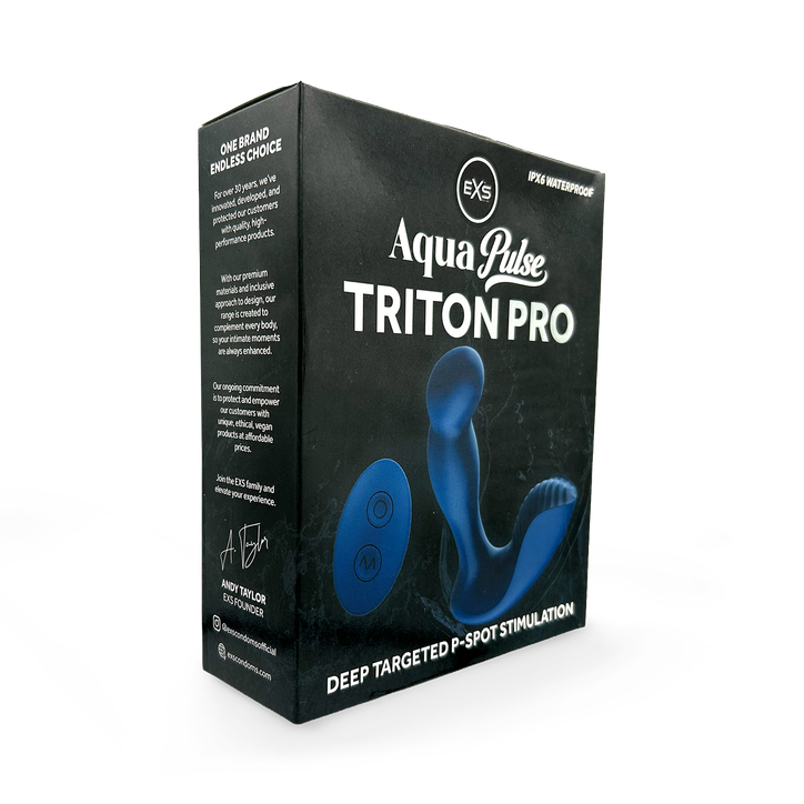 EXS AquaPulse Triton Pro Prostate Massager with Remote