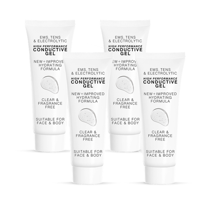 Rio EMS, TENS, Electrolytic and Micro-Current Toning Conductive Gel - 4 x 85ml Tubes