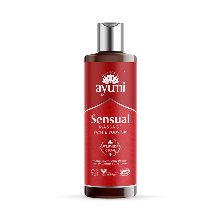 Sensual Massage Oil with Sandalwood & Ylang Ylang – Bath & Body Oil for Massage, Relaxation & Romance