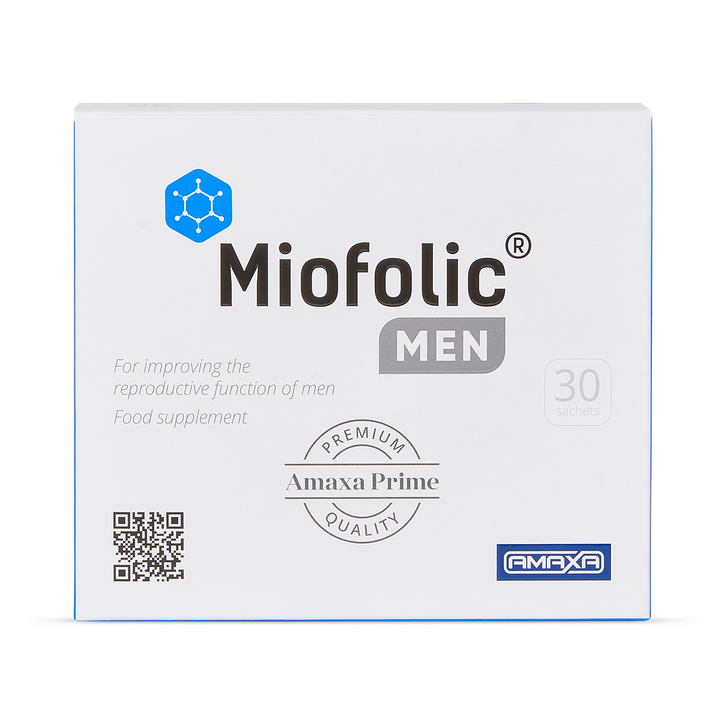 Miofolic® MEN Male Reproductive Health Supplement with Myo-Inositol, L-Arginine, L-Carnitine, Tribulus Terrestris, Vitamins & Minerals, 30 Sachets