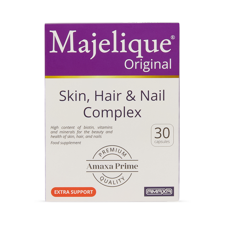Majelique® Original Skin, Hair & Nail Complex with Biotin 5000µg, Vitamin C & Zinc 30 Capsules