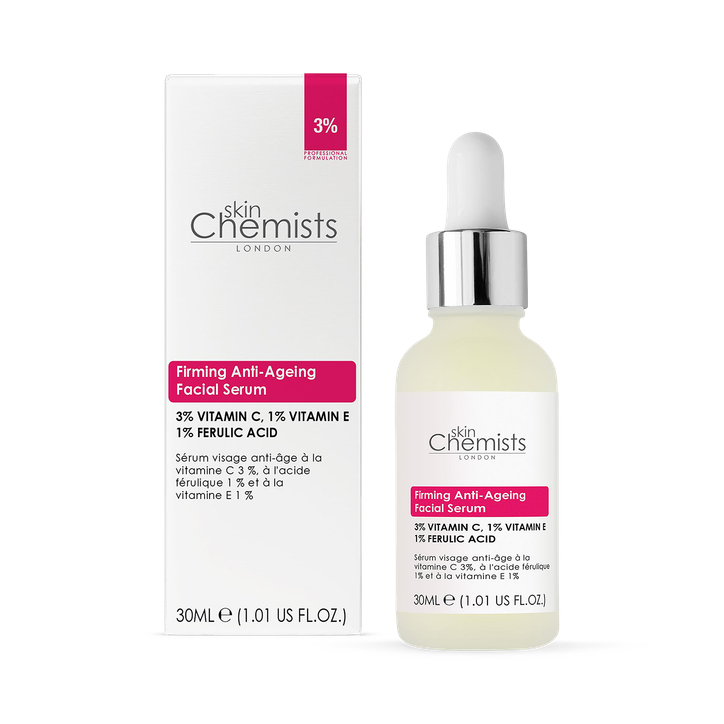 Anti-Ageing Vitamin C 3%, Ferulic Acid 1%, Vitamin E 1% Facial Serum 30ml