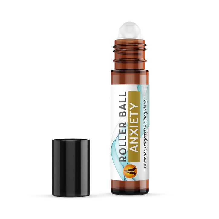 Anxiety - Roller Ball Pulse Point - Aromatherapy Roll On Essential Oil - 10ml