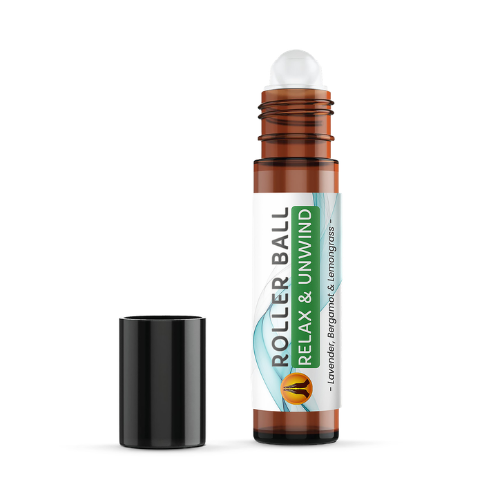 Relax & Unwind - Roller Ball Pulse Point - Aromatherapy Roll On Essential Oil - 10ml