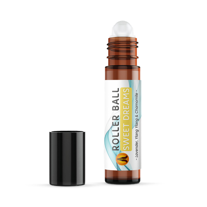 Sweet Dreams - Sleep Roller Ball Pulse Point - Aromatherapy Roll On Essential Oil - 10ml