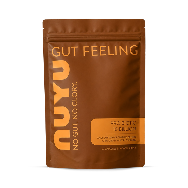 NUYU Pro Biotic 10 Billion CFU 7-Strain Live Cultures with Inulin 60 Capsules