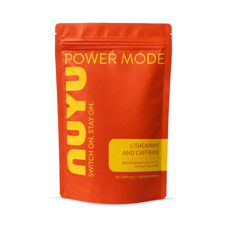 NUYU L-Theanine & Caffeine Focus & Energy 60 Capsules