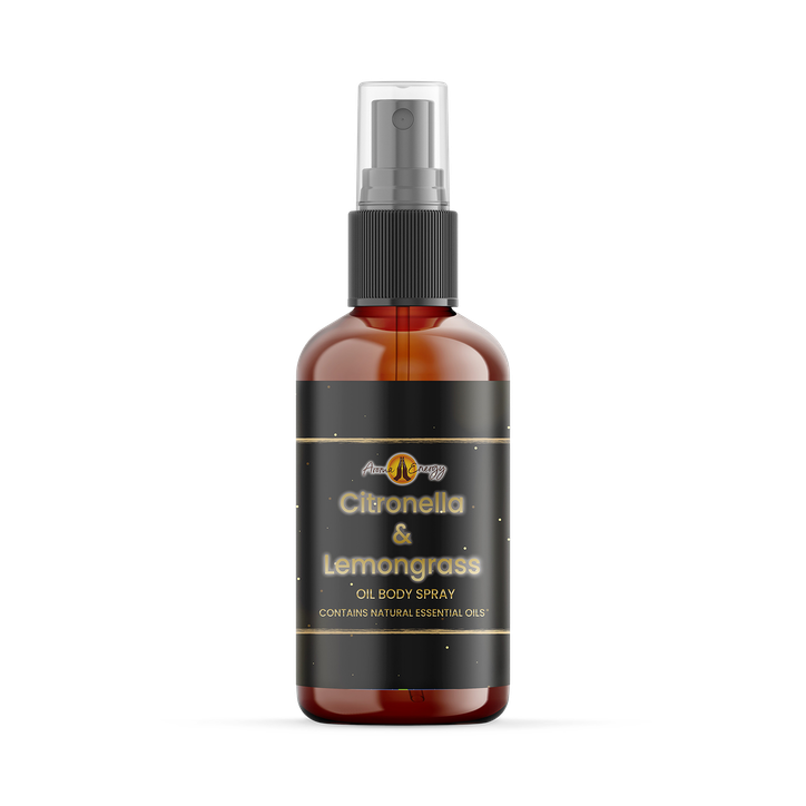 Citronella & Lemongrass Oil Pump Body Spray - Natural Repellent Spray - 10ml