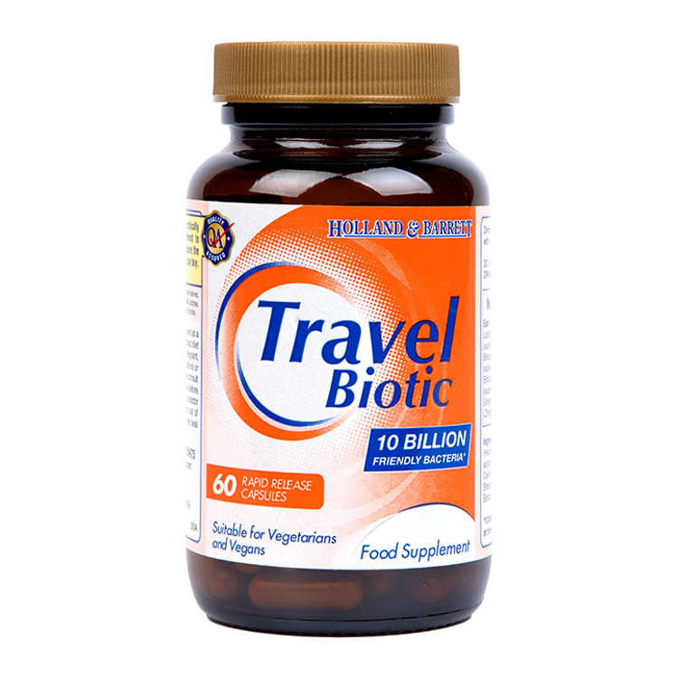 Holland & Barrett Travel Biotic 60 Capsules Holland & Barrett