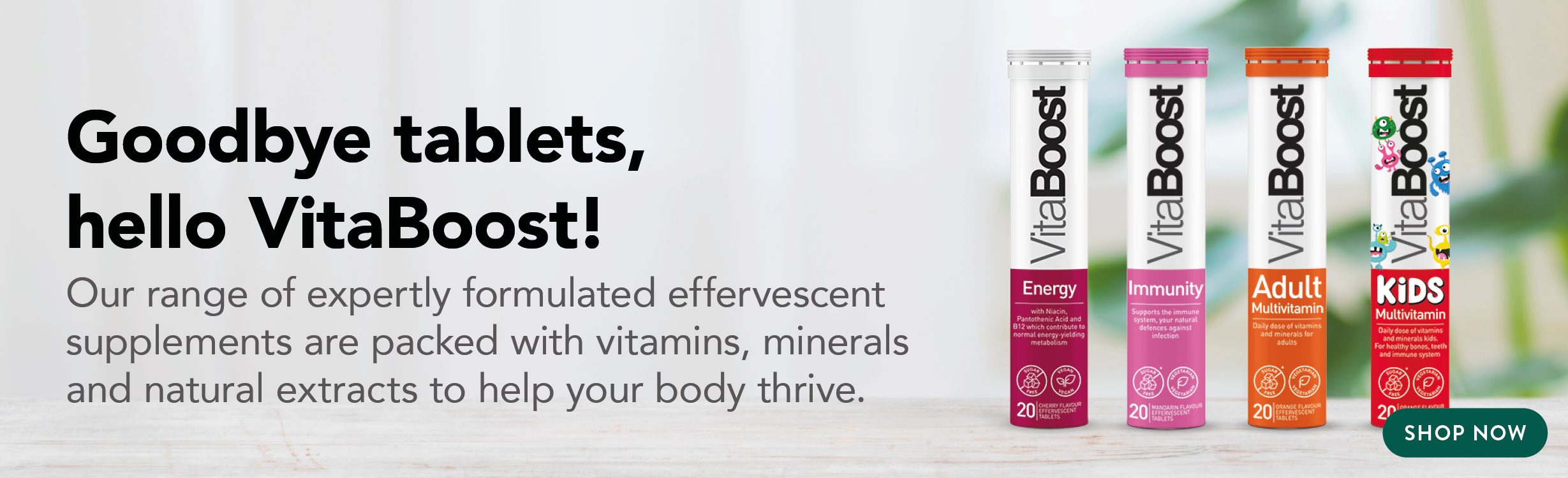 VitaBoost Effervescent Vitamins Soluble Vitamins Holland & Barrett