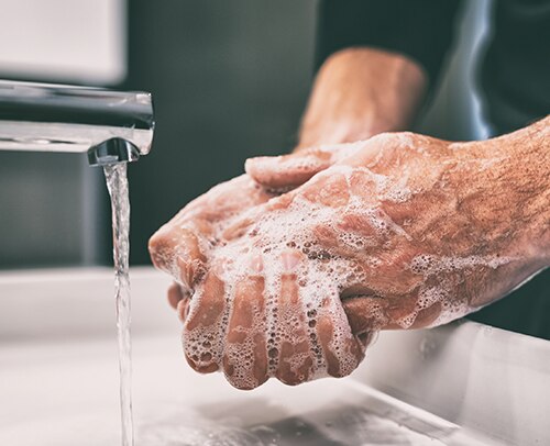 Importance of washing hands