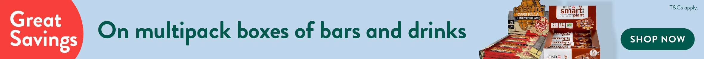 Multipacks on Bars & Drinks