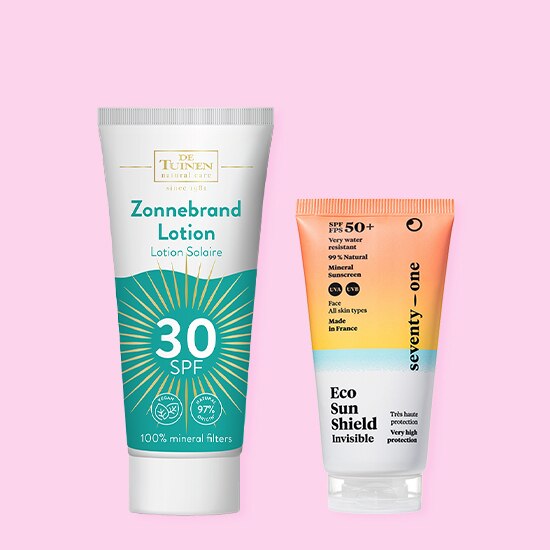 Op zonnebrand aanbiedingen