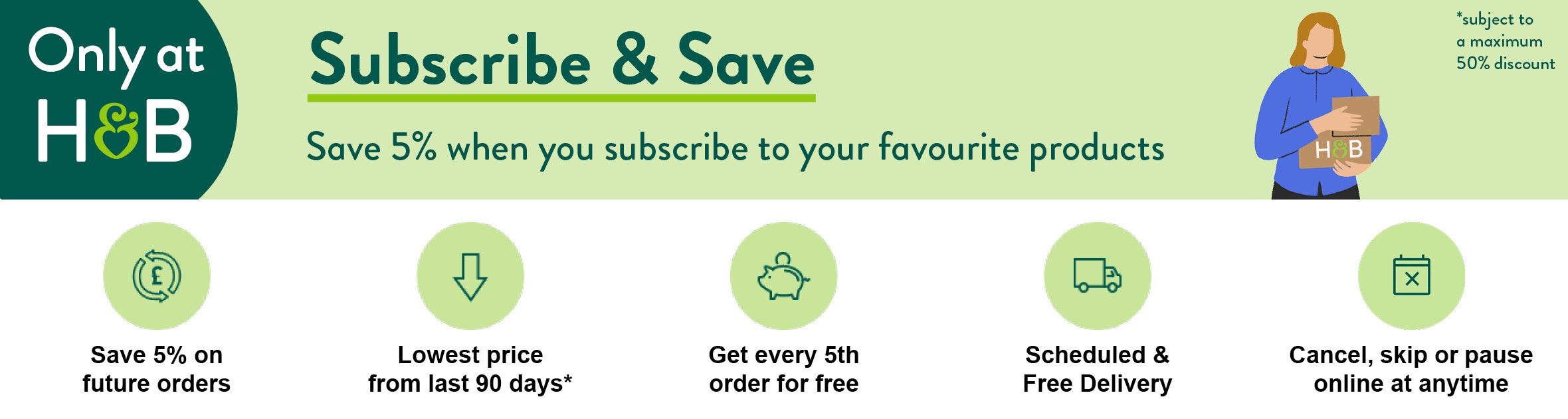 Subscribe & Save Favourites