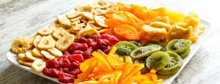 A Plate Of Various Dried Fruits