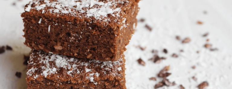 Two Coconut Brownies