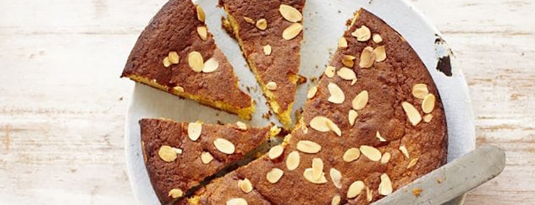 A apple and almond cake
