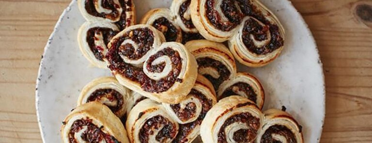Sugar Free Mincemeat Palmiers