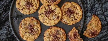 Dairy-free Halloween chocolate chip cookies