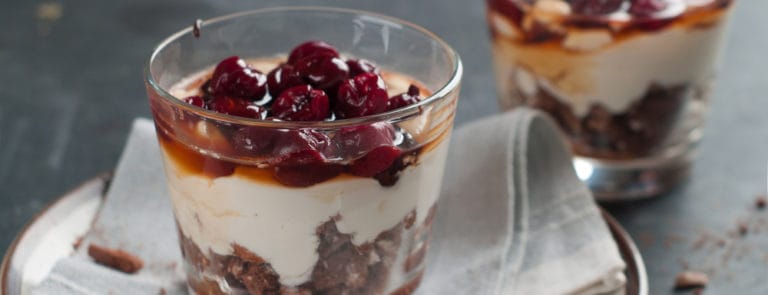 Free from black forest trifle