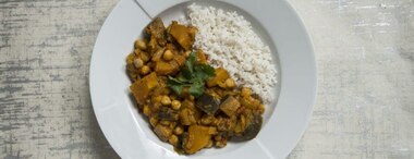 Chickpea, Aubergine & Squash Curry Recipe