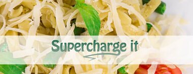 Recipe: spirulina pesto, tomato and green bean pasta