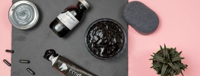 Selection of charcoal products