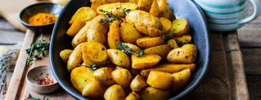 Rebel Recipes roast turmeric potatoes
