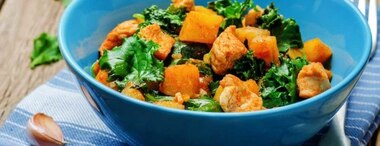 Kale, Apricot & Sweet Potato Salad Recipe