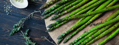 Charred Asparagus with Panch Phoran Recipe